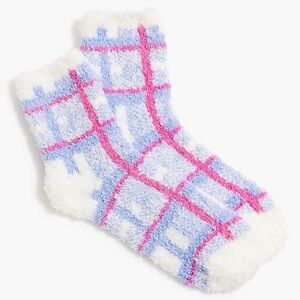 J. Crew Women’s Plaid Cozy socks - CD819 - One Size - NWT